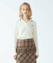 Ray BEAMS 【別注】FRED PERRY / リブ ポロシャツ ビームス ウイメン トップス ポロシャツ ブラック【送料無料】