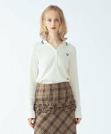 Ray BEAMS 【10/9 9:59までポイント20倍】【別注】FRED PERRY / リブ ポロシャツ ビームス ウイメン トッ…