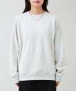 【DISCUS ATHLETIC】身頃裏ボアクルートレーナー ラグランスウェット