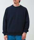 【DISCUS ATHLETIC】身頃裏ボアクルートレーナー ラグランスウェット