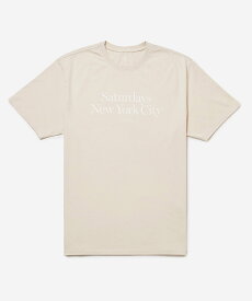 Saturdays NYC Miller Standard Ss Tee サタデーズ　ニューヨークシティ トップス カットソー・Tシャツ グレー ブルー【送料無料】