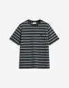 【SALE／40%OFF】Maison Kitsune (M)PROFILE FOX PATCH STRIPED COMFORT TEE-SHIRT メゾン キツネ トップス カットソー・Tシャツ【送料無料】