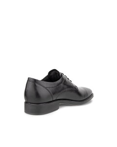 ECCO 防水 きれいめカジュアル METROPOLE MILAN 通勤靴 エコー シューズ・靴 レースアップ・ドレスシューズ ブラック【送料無料】