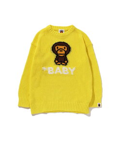 ySALE^30%OFFzA BATHING APE PIRATE STORE BABY MILO KNIT A xCVO GCv pC[cXgA gbvX jbg O[ CG[yz
