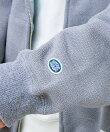 【DISCUS ATHLETIC】インレイ裏シャギーボンディング ジップフーディ