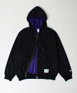 【DISCUS ATHLETIC】インレイ裏シャギーボンディング ジップフーディ