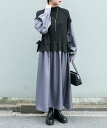 【SALE／20%OFF】URBAN RESEARCH ITEMS ニットベストドッキングワンピース アーバンリサーチアイテムズ ワンピース・…