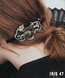 IRIS47 IRIS 47/elegance barrette エレガンス バレッタ 日本製 MADE IN JAPAN イリスフォーセブン HB66 セットアップセブン ヘアアクセサリー バレッタ・ヘアクリップ・ヘアピン シルバー【送料無料】