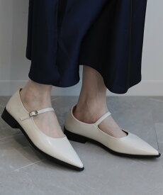【SALE／30%OFF】aimoha - select - 【shoes365】ポインテッド トゥ ローヒール メリージェーン シューズ アイモハ シューズ・靴 パンプス ホワイト ブラック ブラウン【送料無料】