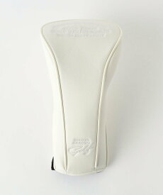 【SALE／50%OFF】UNITED ARROWS GOLF スムース ドライバー ヘッドカバー ユナイテッドアローズ スポーツ・アウトドア用品 ゴルフグッズ ホワイト グレー【送料無料】