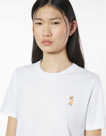 【SALE／30%OFF】Maison Kitsune Maison Kitsune/(W)LADY FOX REGULAR TEE-SHIRT メゾン キツネ トップス カットソー・Tシャツ ベージュ ホワイト ブラック【送料無料】