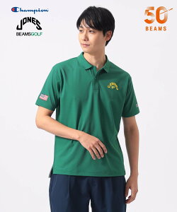 BEAMS GOLF ORANGE LABEL �y�ʒ��zChampion * JONES / �|���V���c �r�[���X �S���t �g�b�v�X �|���V���c �u���b�N �z���C�g �O���[���y���������z