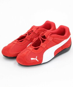 PUMA SPEEDCAT GO WOMENS �t���[�N�X�X�g�A �V���[�Y�E�C �X�j�[�J�[ ���b�h �u���b�N�y���������z