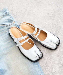 U by SPICK&SPAN PAES/�؃C�Y Double Buckle Mule metal ���[�o�C�X�s�b�N�A���h�X�p�� �V���[�Y�E�C ���̑��̃V���[�Y�E�C �V���o�[�y���������z