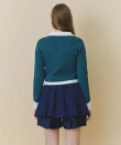 シャギードッキングRポロニットトップス
