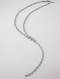 【SALE／70%OFF】KU-CROISSANT クリスタル Yネックレス クークロワッサン アクセサリー・腕時計 ネックレス