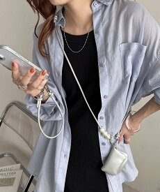 Discoat 【6WAY】BIGパール付きスマホストラップ ディスコート アクセサリー・腕時計 その他のアクセサリー・腕時計 シルバー ベージュ