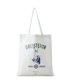 【SALE／10%OFF】DRESSTERIOR ロンドンラビット エコバッグ ドレステリア バッグ エコバッグ・サブバッグ ホワイト
