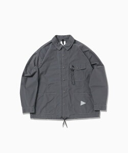 and wander CORDURA cotton rip shirt jacket �A���h�����_�[ �g�b�v�X �V���c�E�u���E�X �x�[�W�� �u���b�N �z���C�g �O���[�y���������z