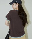 レイヤード風 ヘンリーネック Tシャツ 限定展開