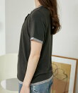 レイヤード風 ヘンリーネック Tシャツ 限定展開