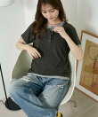 レイヤード風 ヘンリーネック Tシャツ 限定展開