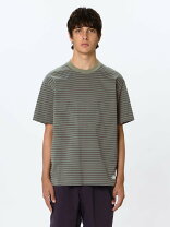 楽天市場】カーキ（柄ボーダー）（Tシャツ・カットソー｜トップス 