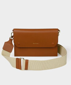 【SALE／50%OFF】Paul Smith 【公式】コンサティーナ クロスボディバッグ ポール・スミス　アウトレット バッグ ボディバッグ・ウエストポーチ ブラウン グリーン【送料無料】