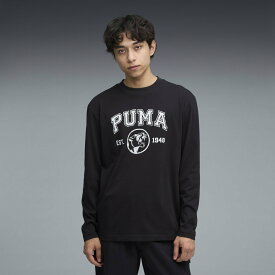 【SALE／30%OFF】PUMA メンズ CORE HERITAGE 長袖 Tシャツ プーマ トップス カットソー・Tシャツ ブラック