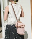別注 マルチWAY メッシュ フリル巾着ショルダーバッグ