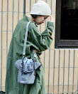 別注 マルチWAY メッシュ フリル巾着ショルダーバッグ