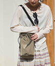 別注 マルチWAY メッシュ フリル巾着ショルダーバッグ