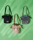 別注 マルチWAY メッシュ フリル巾着ショルダーバッグ