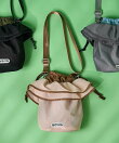 別注 マルチWAY メッシュ フリル巾着ショルダーバッグ