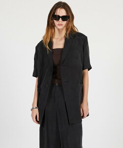 PRANK PROJECT �t�B�u�����n�[�t�X���[�u�W���P�b�g / Fibril Half-Sleeve Jacket �v�����N �v���W�F�N�g �W���P�b�g�E�A�E�^�[ �e�[���[�h�W���P�b�g�E�u���U�[ �u���E�� �u���b�N�y���������z