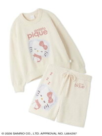 sanrio house 【gelato pique】【ONLINE限定カラーあり】【LADIES】ベビモコジャガードプルオーバー&ショートパンツセット サンリオ ハウス 靴下・レッグウェア 靴下【送料無料】