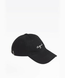 agnes b. HOMME GT47 CASQUETTE ロゴキャップ アニエスベー 帽子 キャップ ブラック【送料無料】