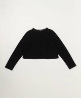 COMME CA ISM ボレロ(140-160cm) コムサイズム トップス カーディガン ホワイト ブラック【送料無料】