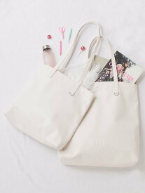 FURFUR 【新色追加】エンボスロゴトートバッグM ファーファー バッグ その他のバッグ ピンク ブラック【送料無料】