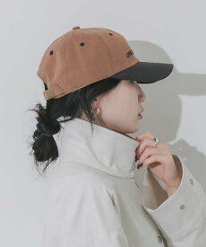SMELLY weekendバイカラーキャップ スメリー 帽子 キャップ ホワイト ネイビー ブラウン