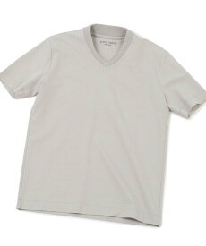 MEN'S BIGI 【ACTIVE TAILOR】シルケットスムースVネックTシャツ メンズ ビギ トップス カットソー・Tシャツ グレー ホワイト ブルー ブラック【送料無料】