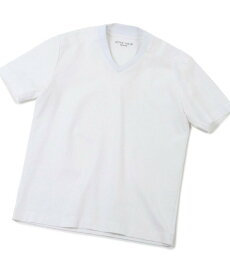 MEN'S BIGI 【ACTIVE TAILOR】シルケットスムースVネックTシャツ メンズ ビギ トップス カットソー・Tシャツ グレー ホワイト ブルー ブラック【送料無料】