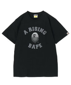 A BATHING APE A RISING BAPE TEE M ア ベイシング エイプ トップス カットソー・Tシャツ ブラック カーキ ホワイト【送料無料】