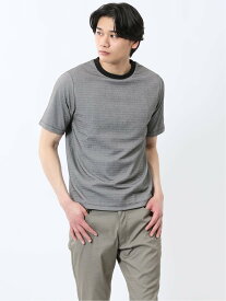【SALE／20%OFF】TAKA-Q タックコードレーン クルーネック半袖Tシャツ タカキュー トップス カットソー・Tシャツ グレー【送料無料】