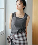 【SALE／10%OFF】coen 【新色登場・再入荷】リブスクエアネックタンクトップ(インフルエンサー紹介アイテ…