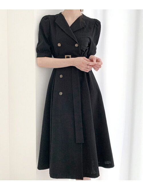 Primazel ダブルボタン半袖トレンチワンピース Rakuten Fashion 楽天ファッション 旧楽天ブランドアベニュー Cu9649