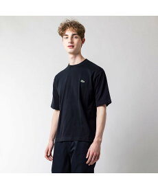 【SALE／40%OFF】LACOSTE リラックスフィットニットTシャツ ラコステ トップス カットソー・Tシャツ ブラック グリーン ネイビー ホワイト【送料無料】