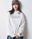 ロゴプリントロングスリーブTシャツ<大きいサイズ有>シックスタイル