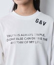ロゴプリントロングスリーブTシャツ<大きいサイズ有>シックスタイル