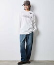 ロゴプリントロングスリーブTシャツ<大きいサイズ有>シックスタイル